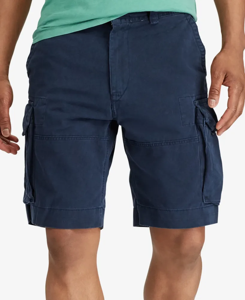 Polo Ralph Lauren Big & Tall Prepster icon logo stretch twill shorts in  navy