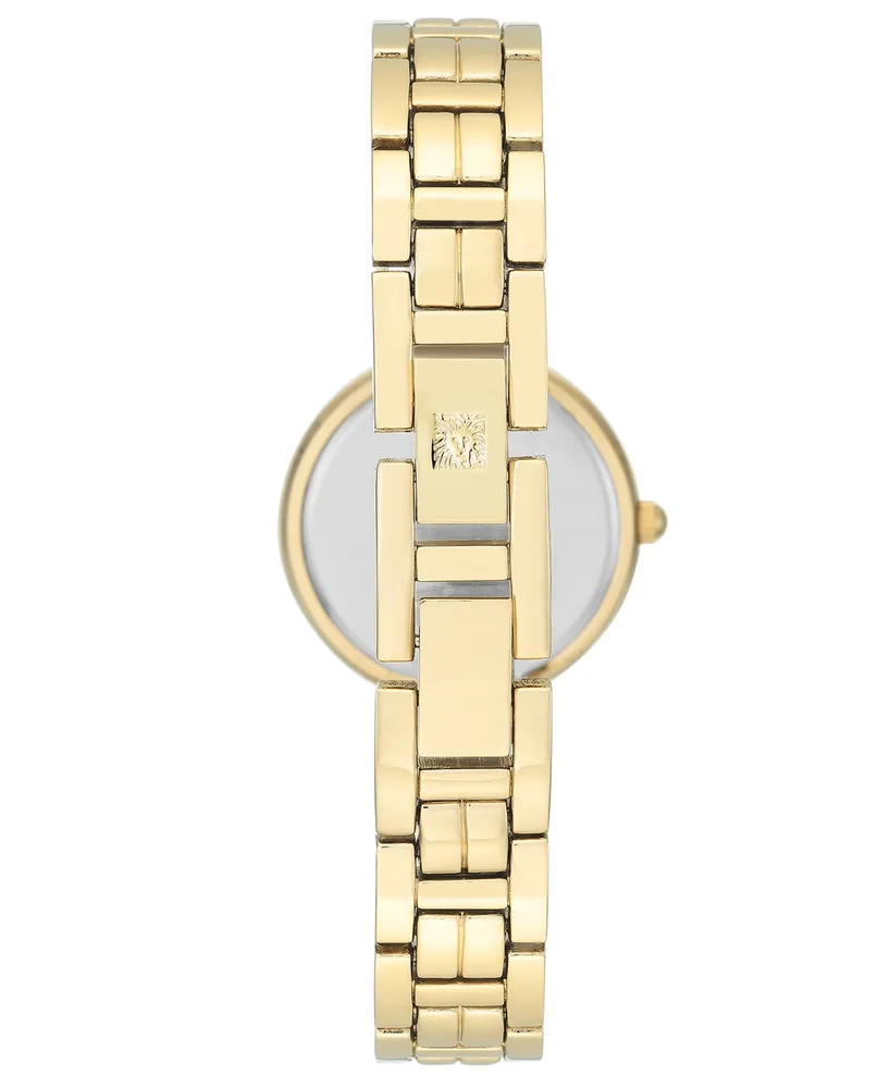 Anne Klein Women's Gold-Tone Link Bracelet Watch 28mm