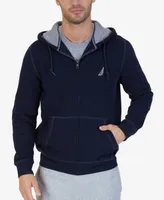 Nautica Men's Classic-Fit Super Soft Knit Fleece Zip Hoodie