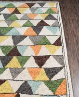 Novogratz by Momeni Bungalow BUN01 Multi 2' 3" x 8' Runner Area Rug