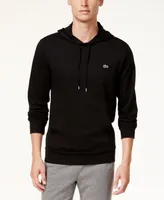 Lacoste Hoodie Jersey Long Sleeve Tee Shirt with Kangaroo Pocket