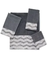 Avanti Galaxy Chevron Bordered Cotton Bath Towels