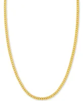 24" Franco Chain Necklace in 14k Gold