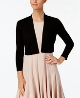 Calvin Klein Cropped Open-Front Cardigan