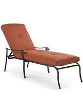 Closeout! Chateau Cast Aluminum Outdoor Chaise Lounge, Created for Macy's