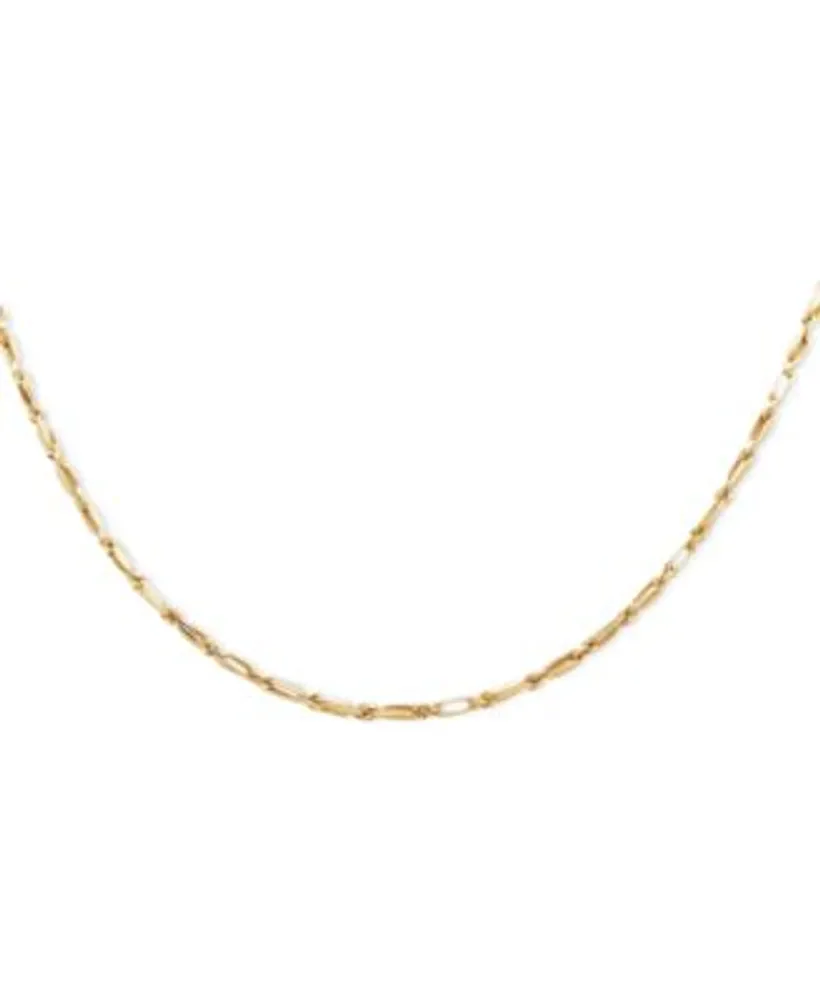 18 24 Baguette Chain Necklaces In 14k Gold