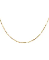 18 24 Baguette Chain Necklaces In 14k Gold