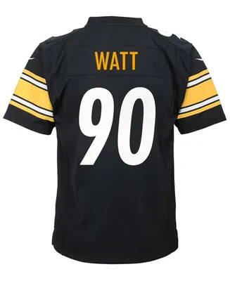 Nike T.j. Watt Pittsburgh Steelers Game Jersey, Big Boys (8-20)