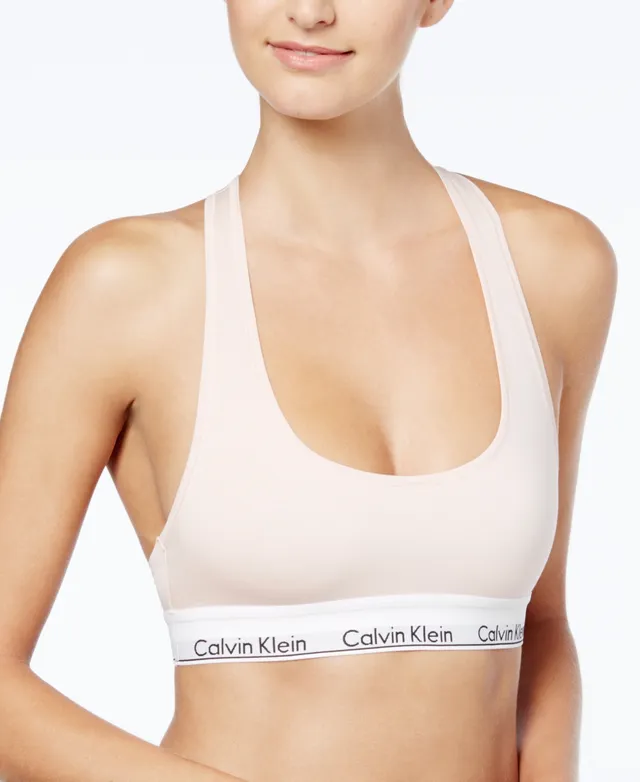 Calvin Klein Modern Cotton Holiday Padded Bralette Qf7781 in Red
