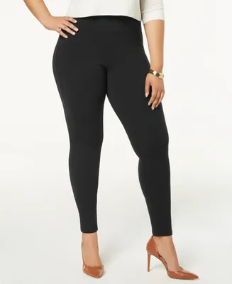 Hue Women's Plus Cotton Leggings, Created for Macy's