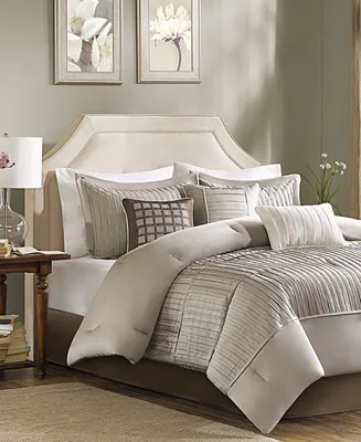 Madison Park Trinity Charmeuse 7-Pc. Comforter Set