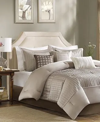 Madison Park Trinity Charmeuse 7 Pc. Comforter Sets