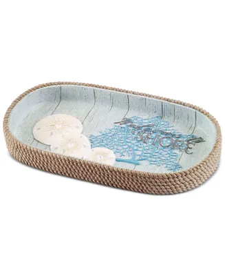 Avanti Beachcomber Seashells Resin Bathroom Tray