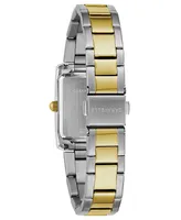 Caravelle Designed by Bulova Women's Two-Tone Stainless Steel Bracelet Watch 21x33mm