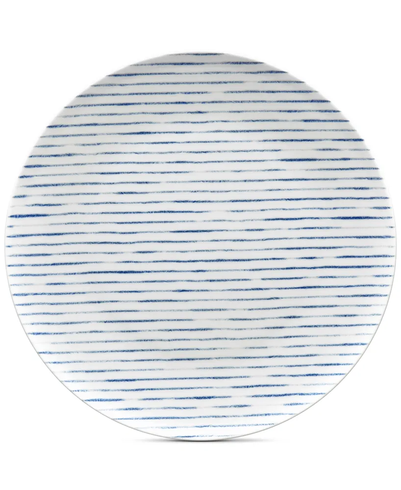 Noritake Hammock Coupe Stripes Dinner Plate