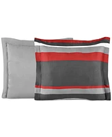 Austin Stripe/Solid Reversible 8 Pc. Comforter Set, Created for Macy's