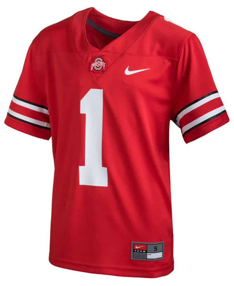 Nike Ohio State Buckeyes Replica Football Game Jersey, Little Boys (4-7)