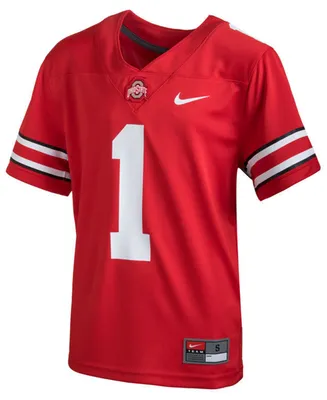 Nike Ohio State Buckeyes Replica Football Game Jersey, Little Boys (4-7)