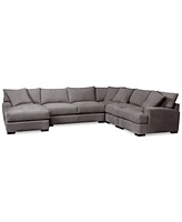 Closeout! Rhyder -Pc. Fabric Sectional Sofa with Chaise