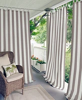 Elrene Home Fashions Highland Stripe Indoor/Outdoor Window Curtain