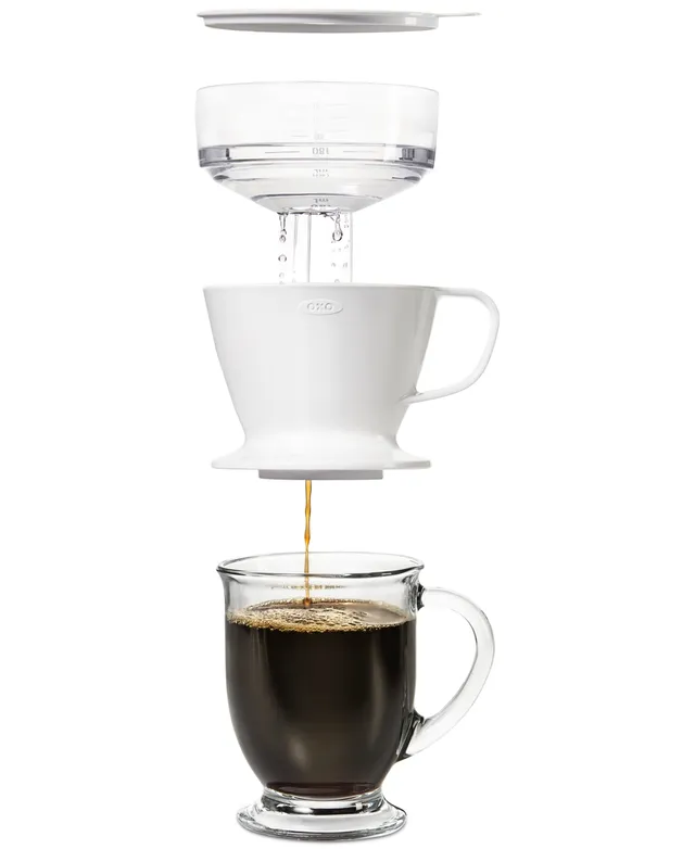 GROSCHE AMSTERDAM Pour Over Coffee Maker with Double Layer Permanent  Stainless Steel Coffee Filter, 28.7 fl oz. Capacity