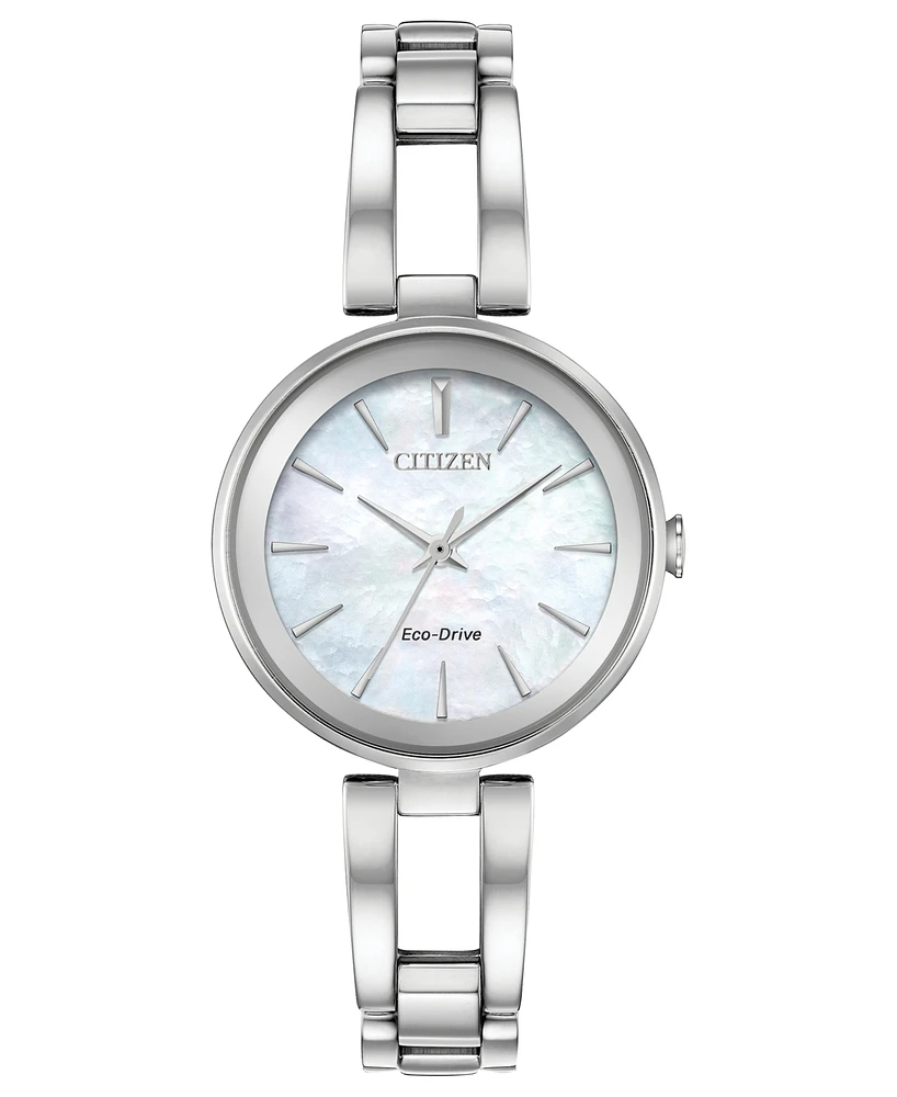 Citizen Women's Eco-Drive Axiom Stainless Steel Bracelet Watch 28mm