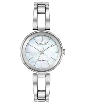 Citizen Women's Eco-Drive Axiom Stainless Steel Bracelet Watch 28mm