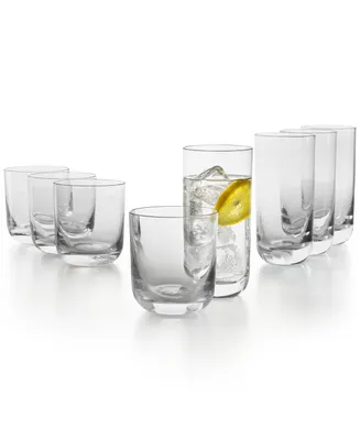 Hotel Collection Clear Tumbler Glasses, Set of 8, Created for Macy's