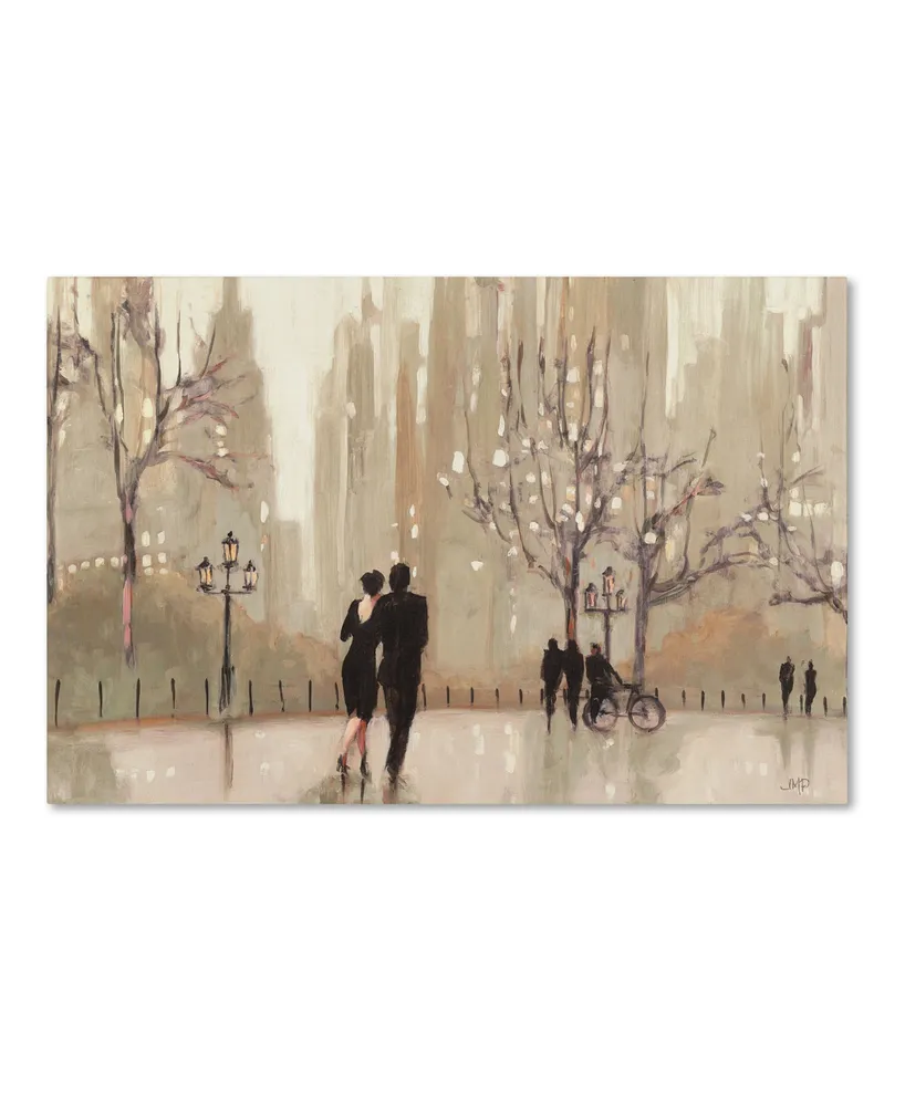 'An Evening Out Neutral' by Julia Purinton 24" x 16" Canvas Print