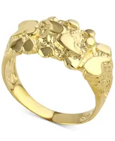 Nugget Statement Ring in 10k Gold