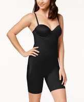 Suit Your Fancy Strapless Cupped Mid-Thigh Bodysuit