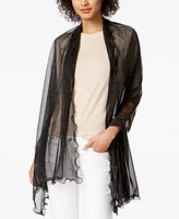 I.n.c. International Concepts Ruffle-Edge Metallic Evening Wrap, Created for Macy's