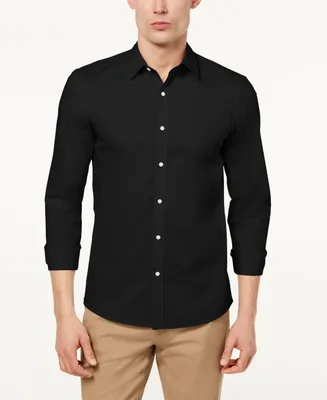 Michael Kors Men's Stretch Button-Front Shirt