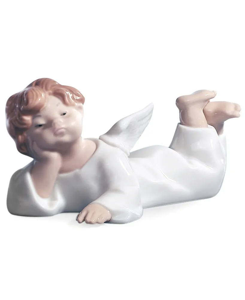 Lladro Collectible Figurine, Angel Laying Down