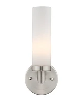 Livex Aero 1- Light Brushed Nickel Sconce