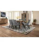 Jhb Design Tidewater Lillahan Navy Grey Area Rugs