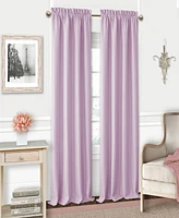 Elrene Kids' Adaline 52" x 63" Faux-Silk Blackout Rod Pocket Curtain Panel