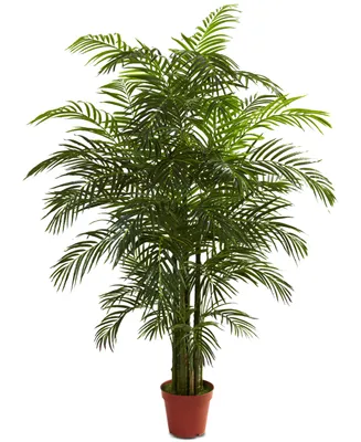 Nearly Natural 6.5' Areca Palm Uv-Resistant Indoor/Outdoor Tree