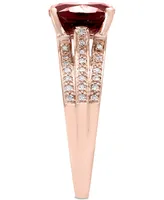 Effy Garnet (3-1/4 ct. t.w.) and Diamond (1/5 Ring 14k Rose Gold