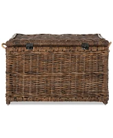 Jonathan Y Happimess Caden 30'' Wicker Storage Trunk