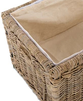 Jonathan Y Happimess Elijah 30'' Wicker Storage Trunk