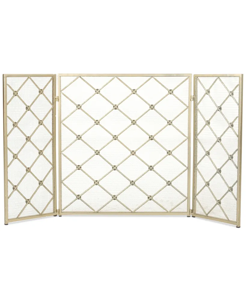 Three Panel 30'' Fireplace Screen
