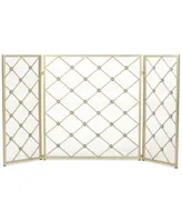 Three Panel 30'' Fireplace Screen