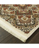 Oriental Weavers Masterpiece Kerman Ivory 7'10" x 10'10" Area Rug
