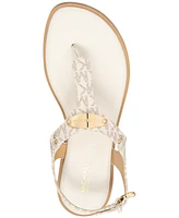 Michael Michael Kors Women's Mk Plate Flat Thong Sandals