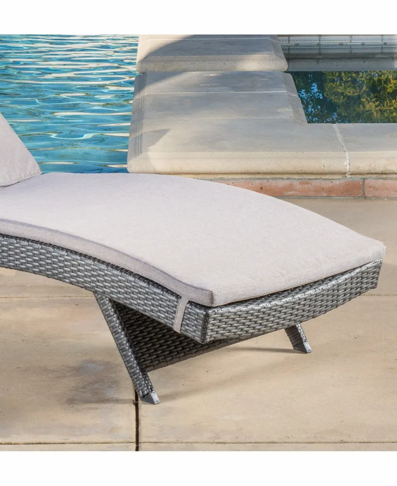 Pietro Outdoor Chaise Lounge with Cushion