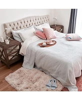 Elle Decor Celeste King Headboard