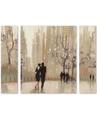 Julia Purinton 'An Evening Out Neutral' Multi Panel Art Set Large