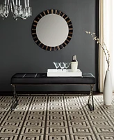 Maran Faux Leather Bench
