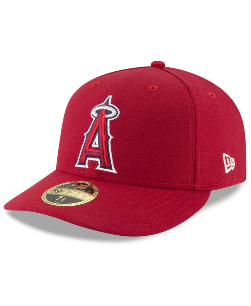 Los Angeles Angels New Era Alt Authentic Collection On-Field Low Profile 59FIFTY Fitted Hat - Red